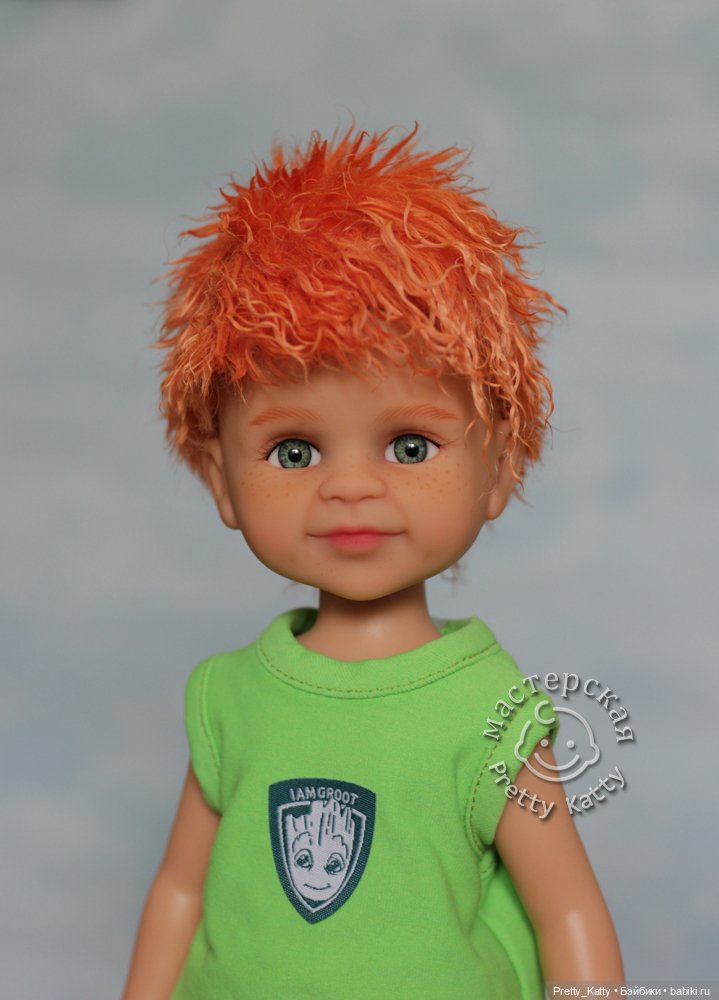 ООАК Клёпа мальчик паричковый нюд Paola Reina (фото 3)