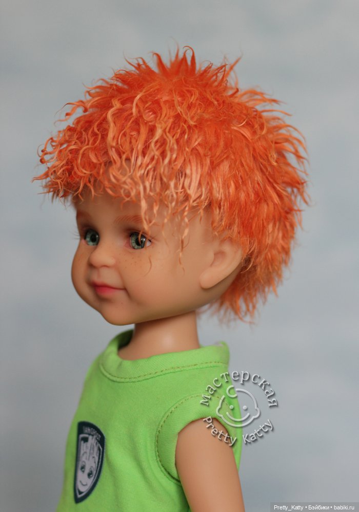 ООАК Клёпа мальчик паричковый нюд Paola Reina (фото 4)