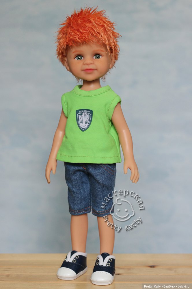 ООАК Клёпа мальчик паричковый нюд Paola Reina