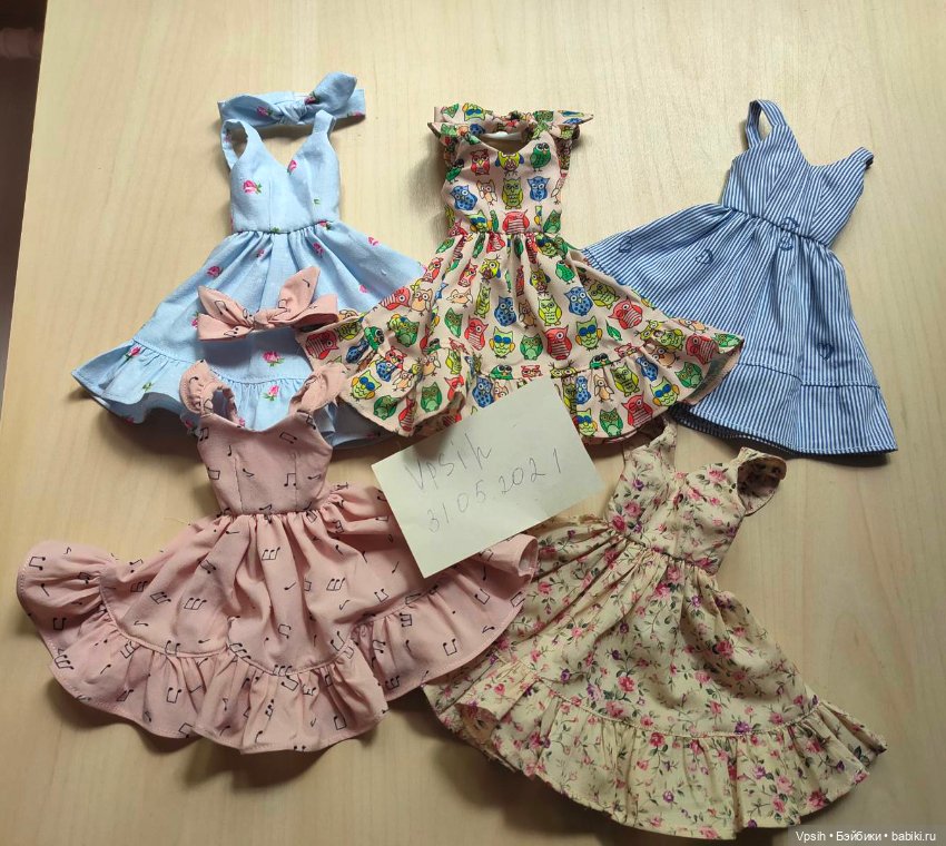 Летние платья для Минифи моэ