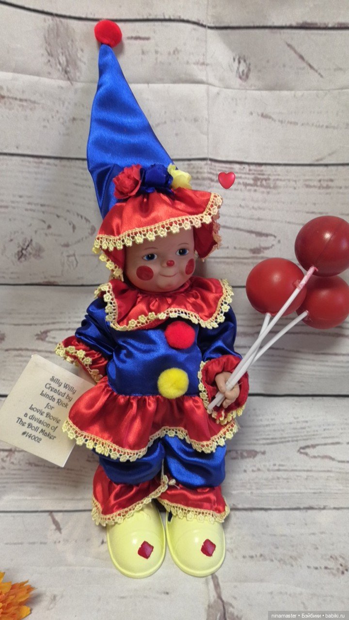 Очаровашка клоун от Линда Рик Linda Rick