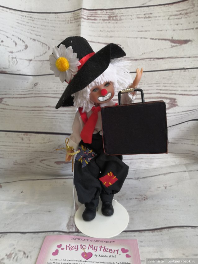 Клоун с дипломатом от Линда Рик Linda Rick (фото 8)