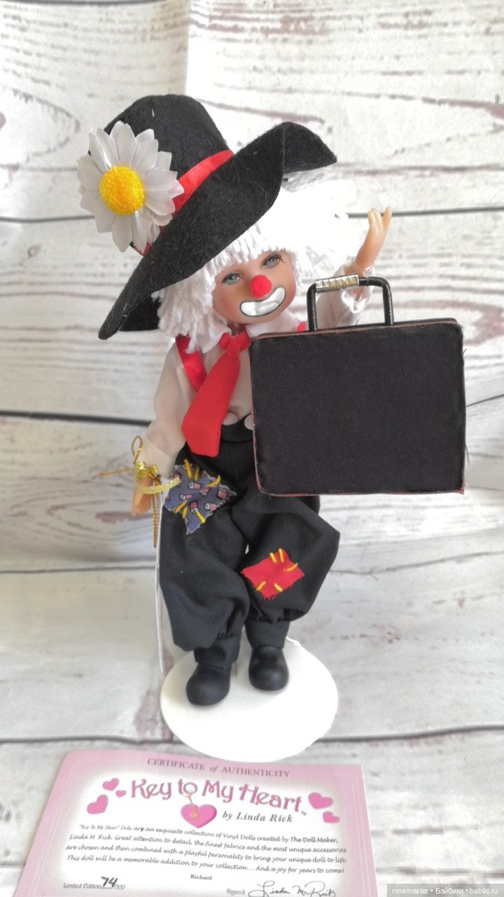 Клоун с дипломатом от Линда Рик Linda Rick (фото 10)