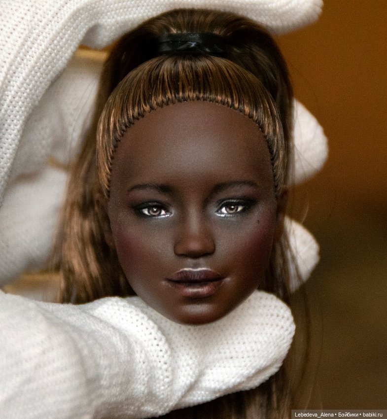 Афро прическа для куклы