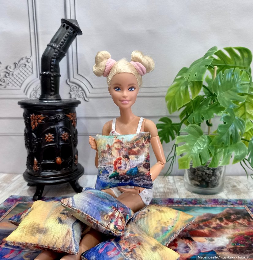 Коврики + подушки "Русалочка"