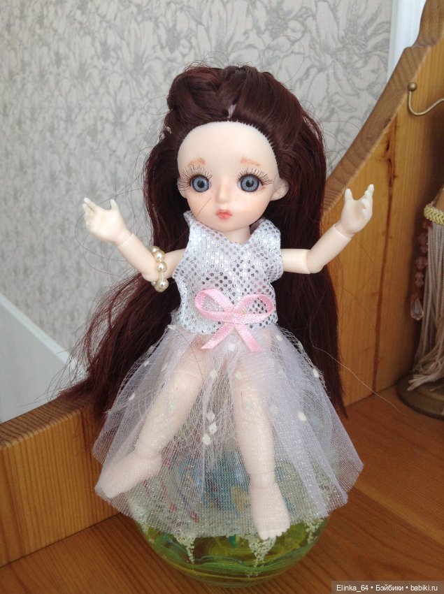 Очень нежная куколка малышка ООАК (фото 2)