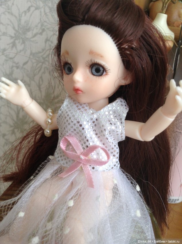 Очень нежная куколка малышка ООАК (фото 4)