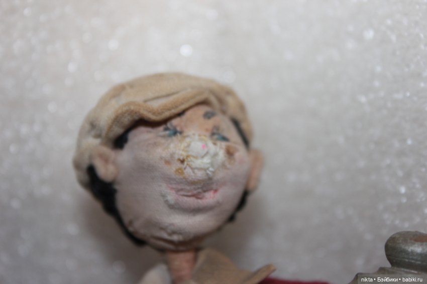 Старая кукла, сувенир Игрок в гольф с кубком Чемпион (фото 4)