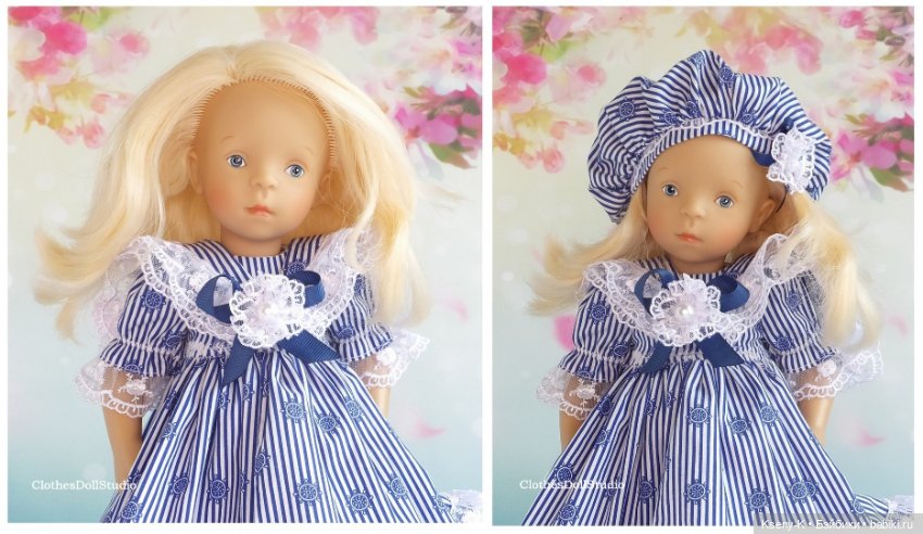 Одежда в матросском стиле для кукол Minouche Petitcollin, Kathe Kruse