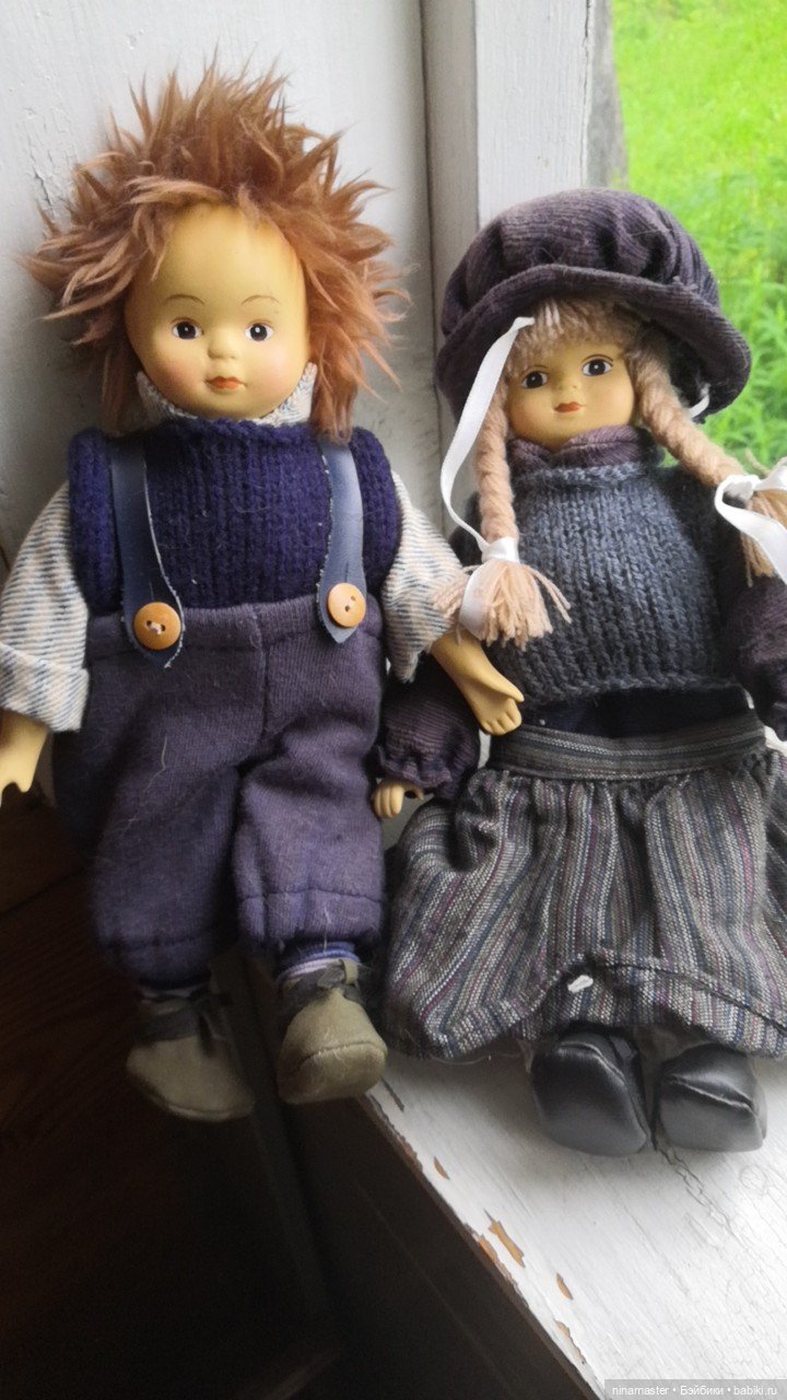 Винтажная фарфоровая парочка