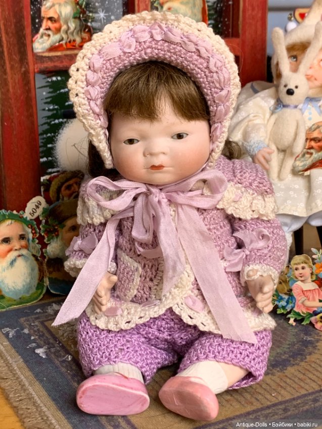 Антикварная немецкая коллекционная кукла Bye-lo Baby by Grace S. Putnam