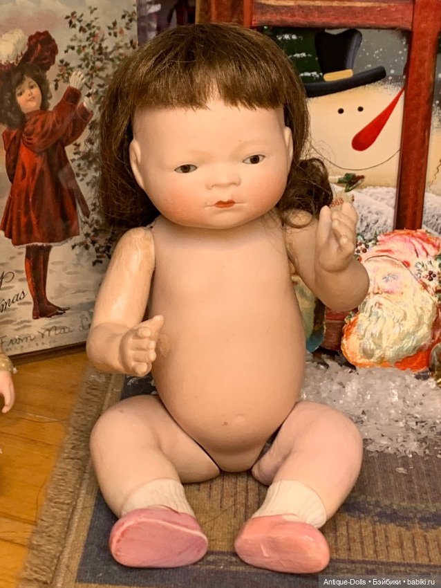 Антикварная немецкая коллекционная кукла Bye-lo Baby by Grace S. Putnam (фото 6)