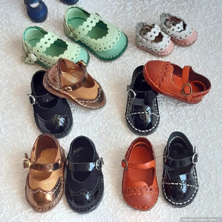 Онлайн МК - Обувь в стиле Оксфорд для любых кукол и игрушек (фото 4)