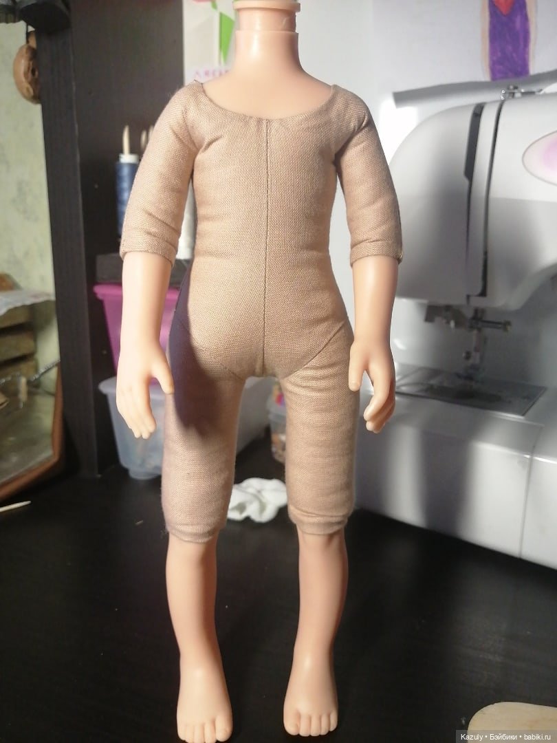 Каркасное, мягконабивное тельце с коленочками (фото 7)