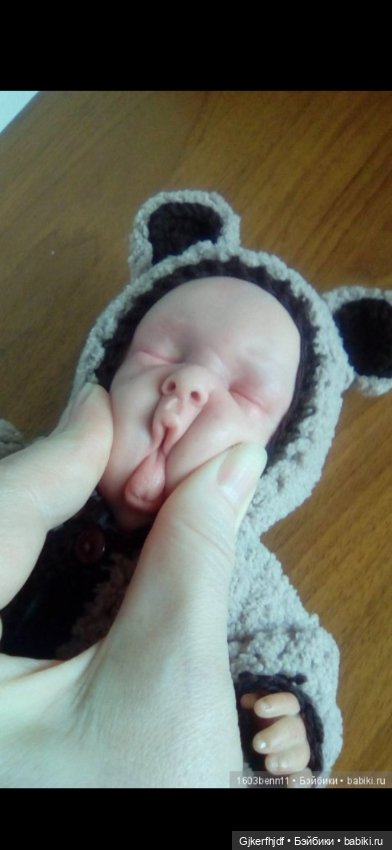 Куколка реборн с силиконовой головой (фото 9)