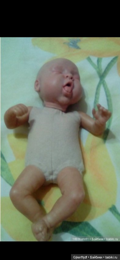 Куколка реборн с силиконовой головой (фото 2)