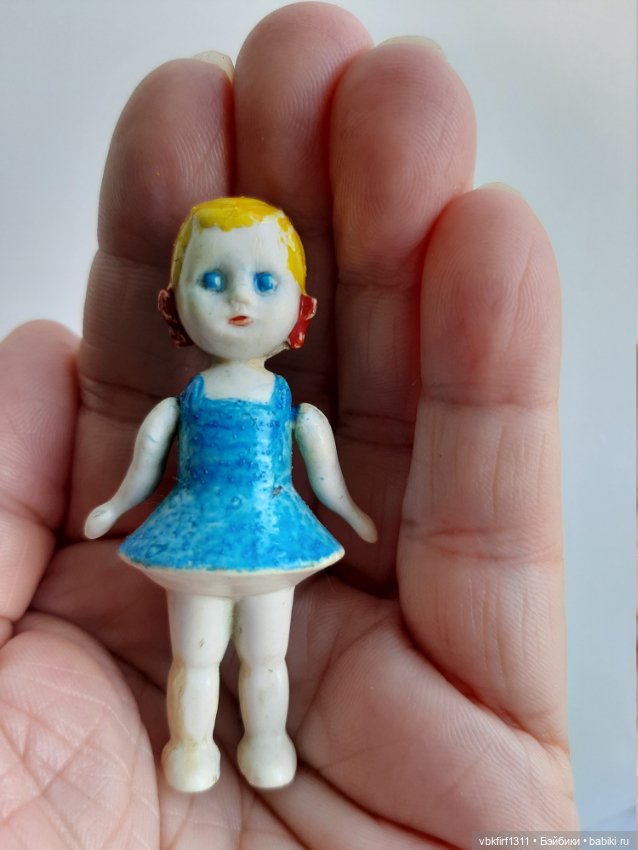 Винтажная Дюймовочка редкая из колкого пластика (фото 4)