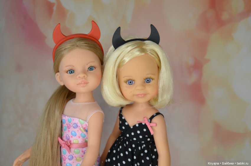 Ободки "рожки оленя" на кукол Паола Рейна и пободных