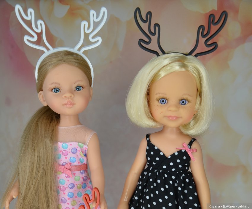 Ободки "рожки оленя" на кукол Паола Рейна и пободных (фото 5)