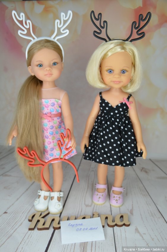 Ободки "рожки оленя" на кукол Паола Рейна и пободных (фото 4)