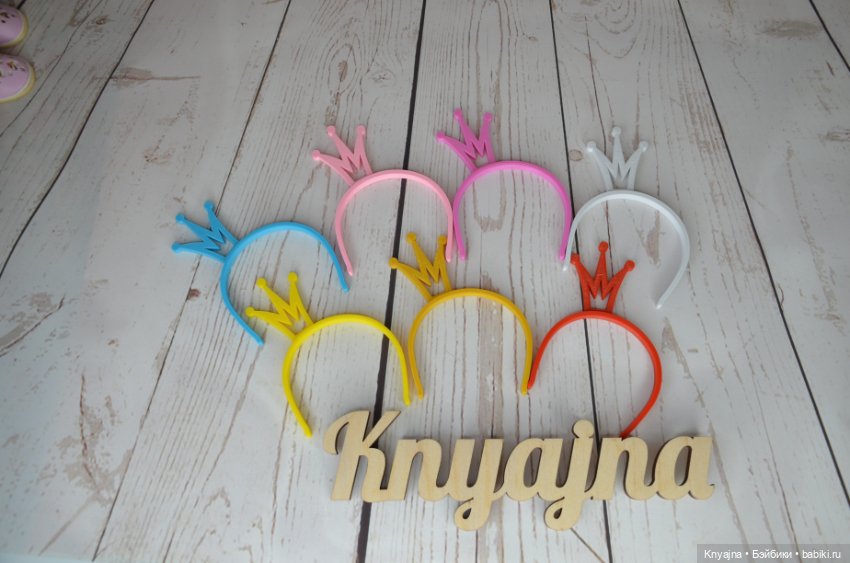 Ободки "рожки оленя" на кукол Паола Рейна и пободных (фото 8)