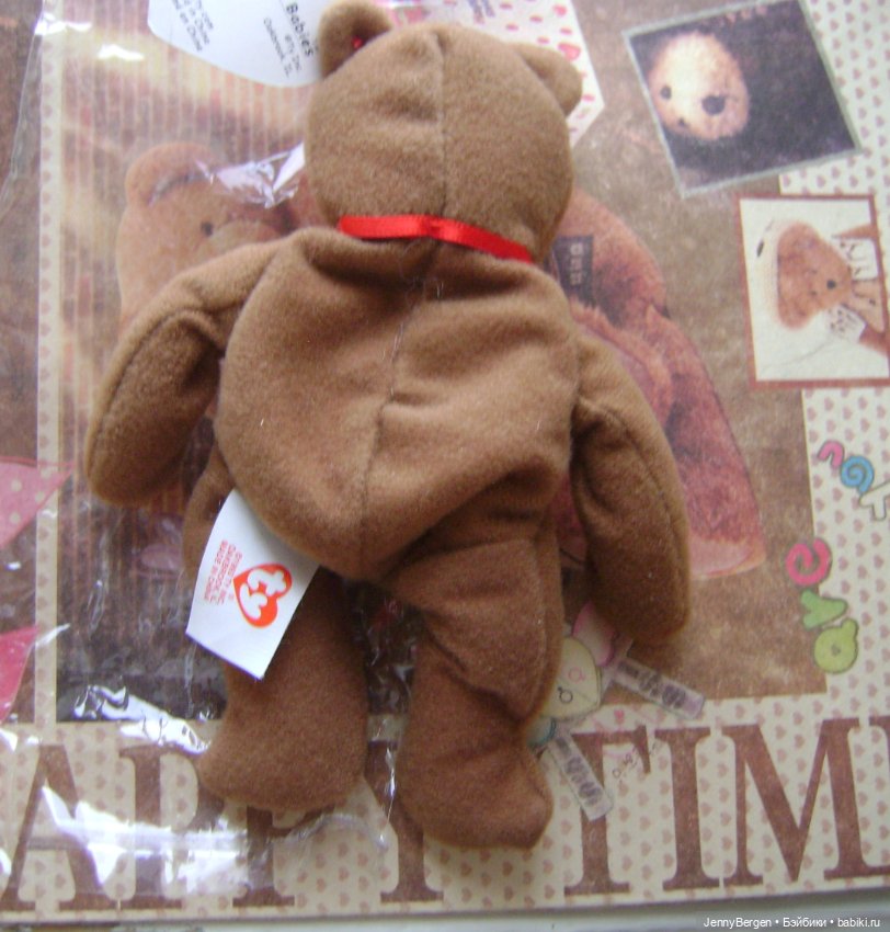 Медведик с флагом UK для кукол 40 см + (фото 3)