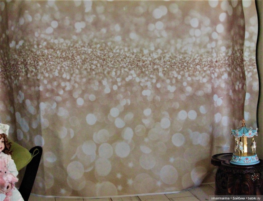 Фотофон золотой , большой