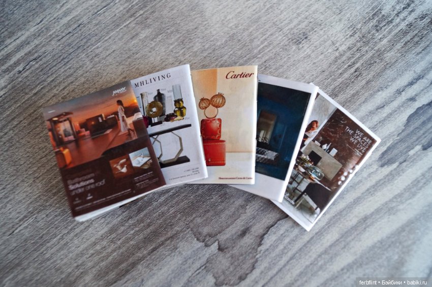 Набор журналов "Elle Decoration" в формате 1:6 (фото 4)