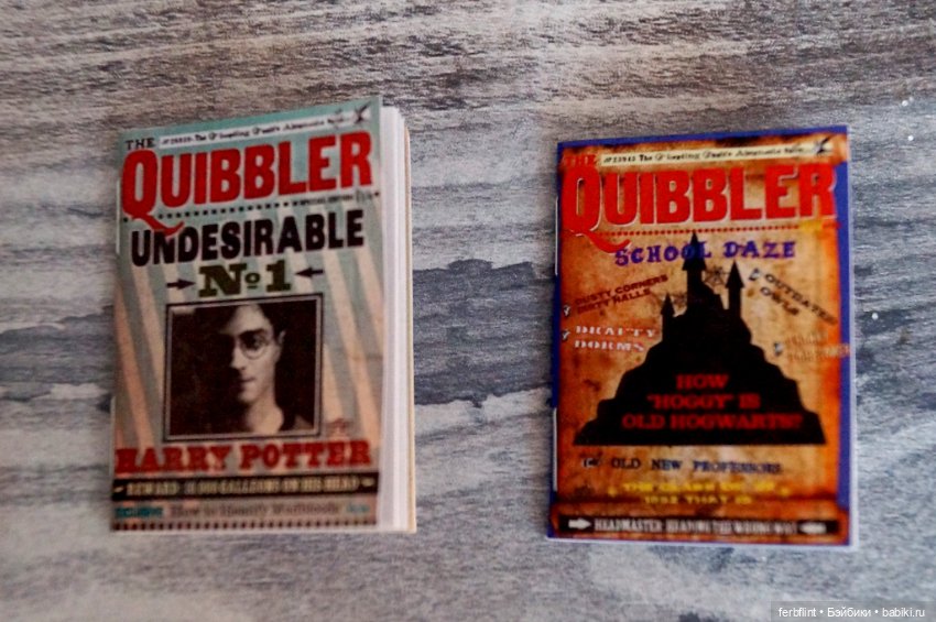 Журналы "Quibbler" (Придира) в масштабе 1:6 (фото 8)