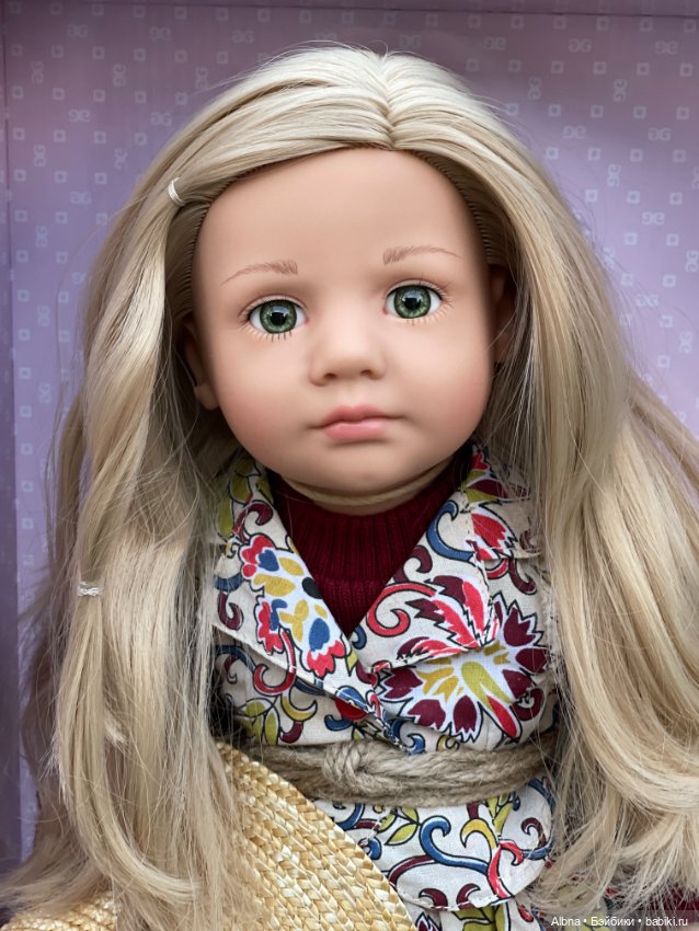 Кати Katie Готц Gotz с зелеными, стеклянными глазками (фото 7)