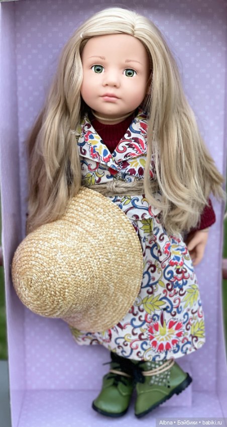 Кати Katie Готц Gotz с зелеными, стеклянными глазками (фото 8)