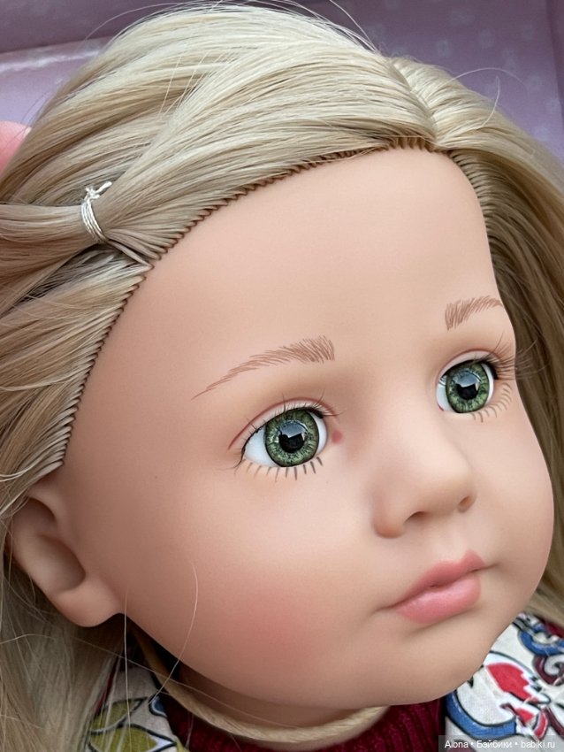 Кати Katie Готц Gotz с зелеными, стеклянными глазками (фото 3)