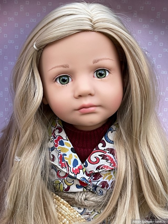 Кати Katie Готц Gotz с зелеными, стеклянными глазками (фото 4)