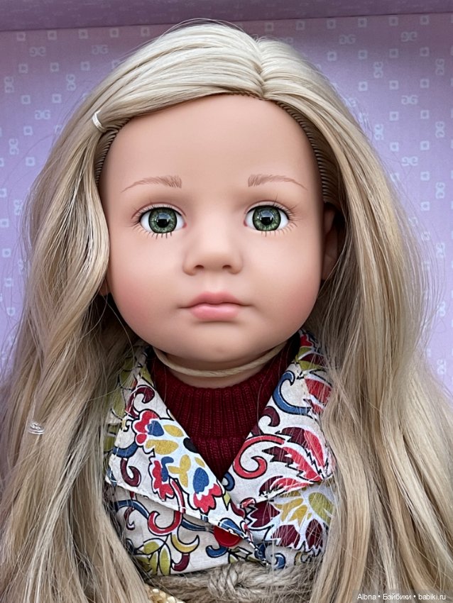 Кати Katie Готц Gotz с зелеными, стеклянными глазками (фото 6)