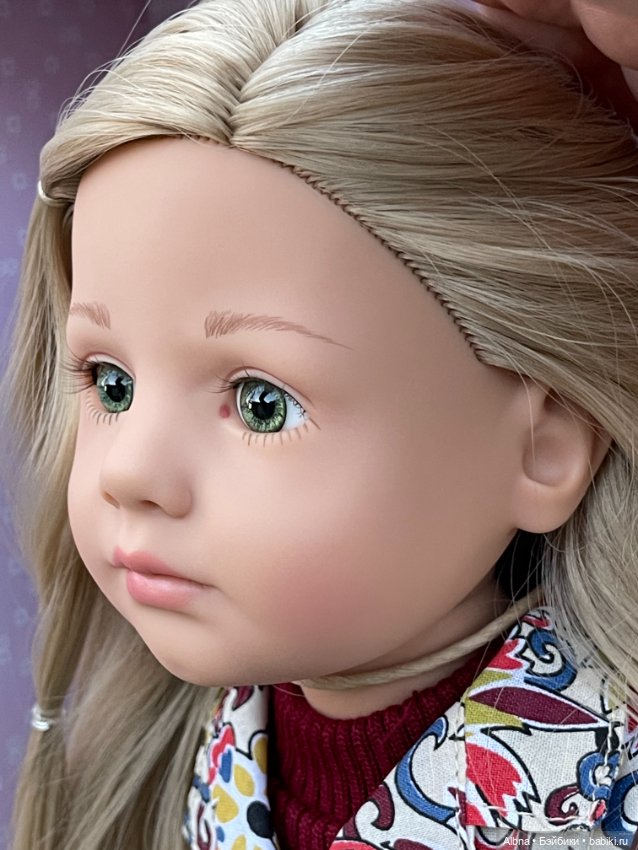 Кати Katie Готц Gotz с зелеными, стеклянными глазками (фото 2)