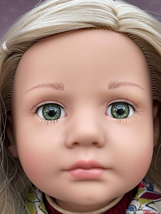 Кати Katie Готц Gotz с зелеными, стеклянными глазками (фото 5)