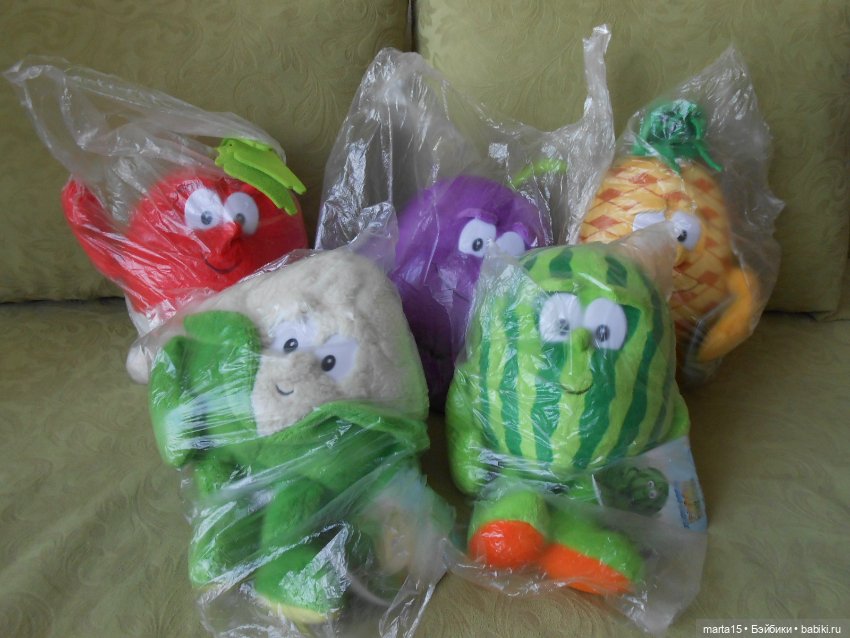 Мягкие игрушки. Овощи и фрукты. Отличные герои для веселых кукольных фотосессий (фото 2)