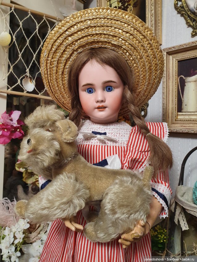 Антикварная французская кукла DEP, 61 см (фото 4)