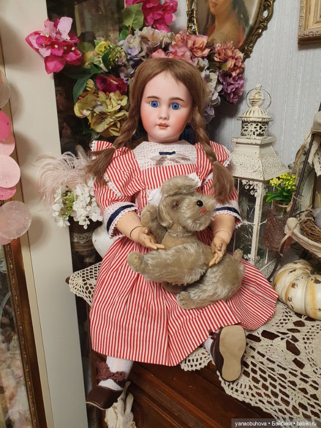 Антикварная французская кукла DEP, 61 см (фото 5)