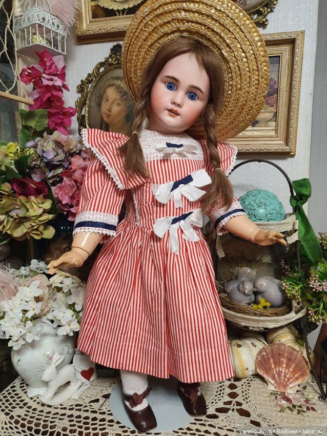 Антикварная французская кукла DEP, 61 см (фото 3)