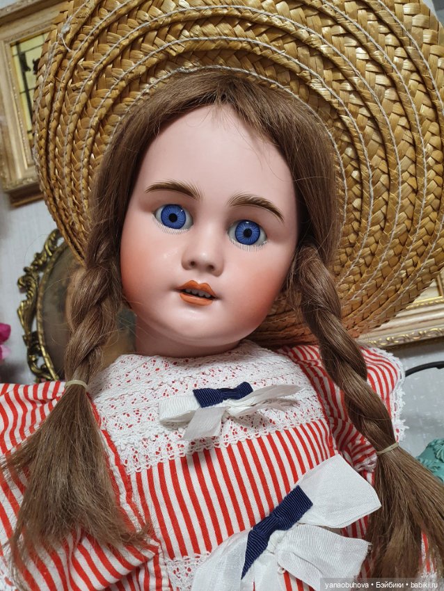 Антикварная французская кукла DEP, 61 см (фото 2)