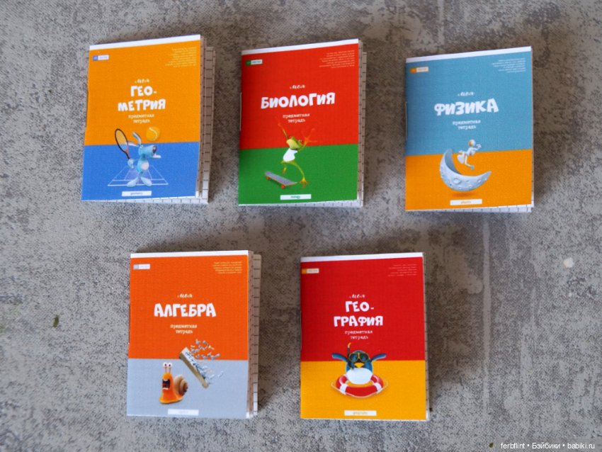 Тетради серия "палитра" в масштабе 1:6 (фото 2)