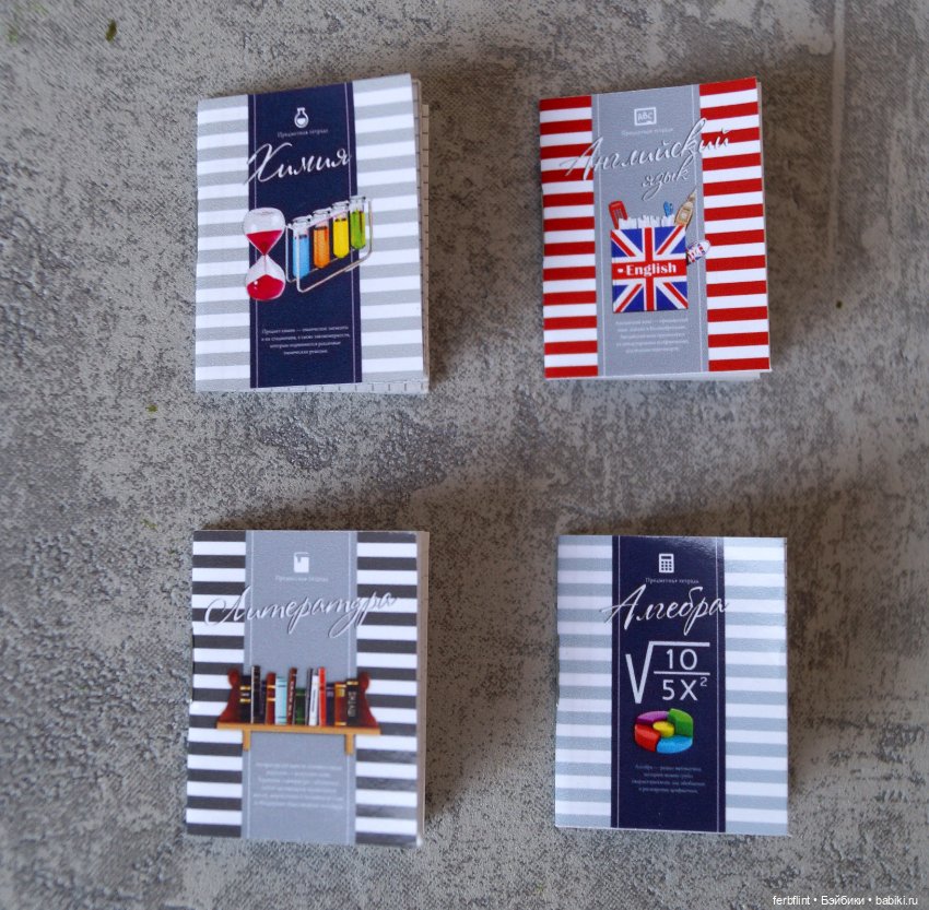 Тетради серия "полоска" в масштабе 1:6 (фото 3)