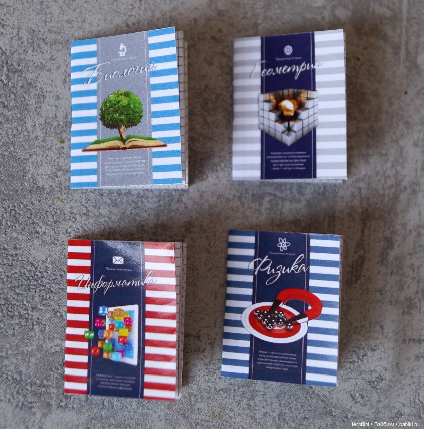 Тетради серия "полоска" в масштабе 1:6 (фото 4)