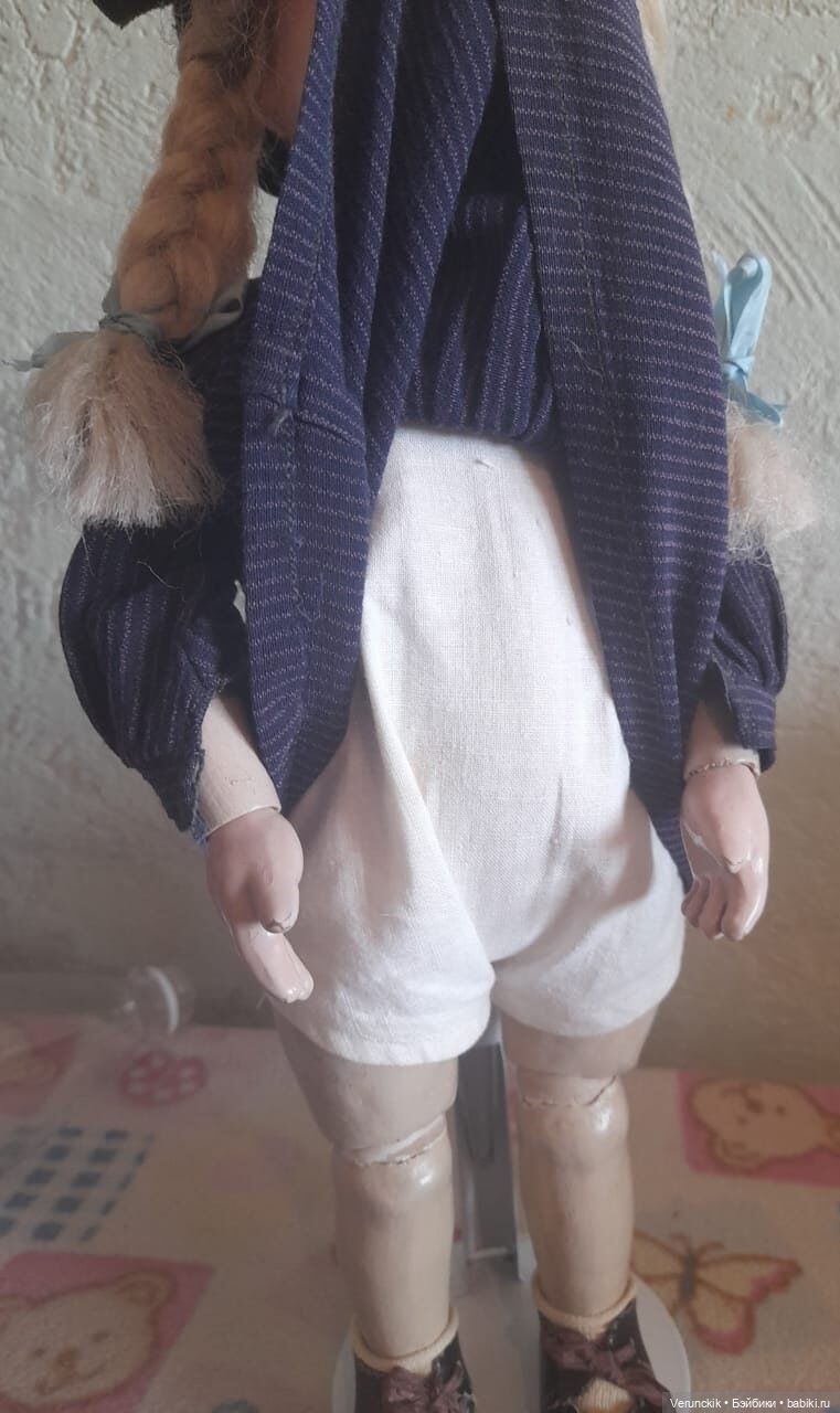 Кукла Русская.Антикварная .Артель РККА .1930 гг .Редкость !Срочно - 49 т р