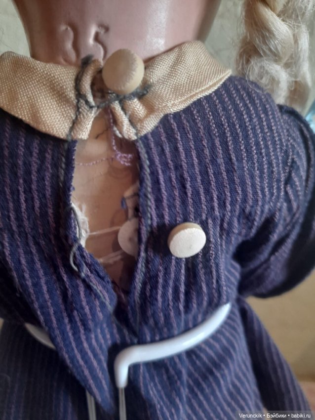 Кукла Русская.Антикварная .Артель РККА .1930 гг .Редкость !Срочно - 49 т р (фото 6)