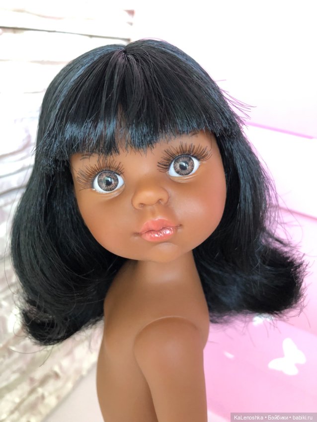 Нора-Карла с прямым пробором и чёлкой от Паола Рейна(Paola Reina), нюд (фото 7)