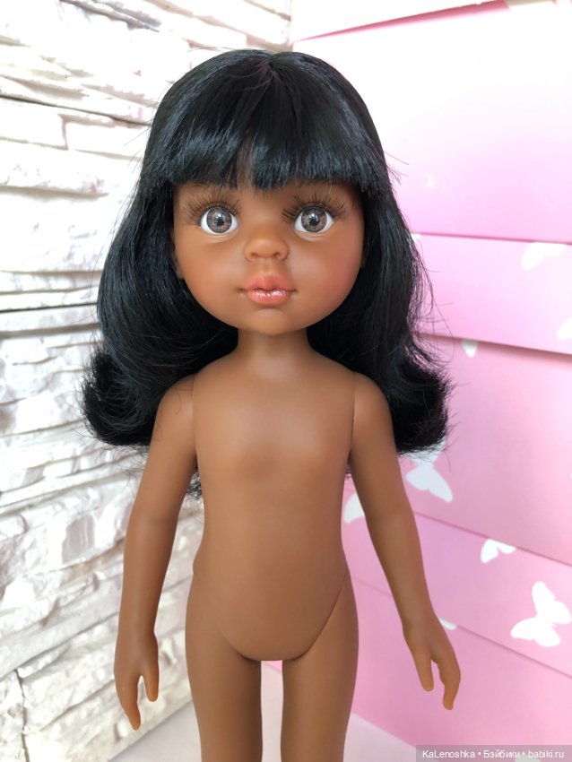 Нора-Карла с прямым пробором и чёлкой от Паола Рейна(Paola Reina), нюд (фото 2)