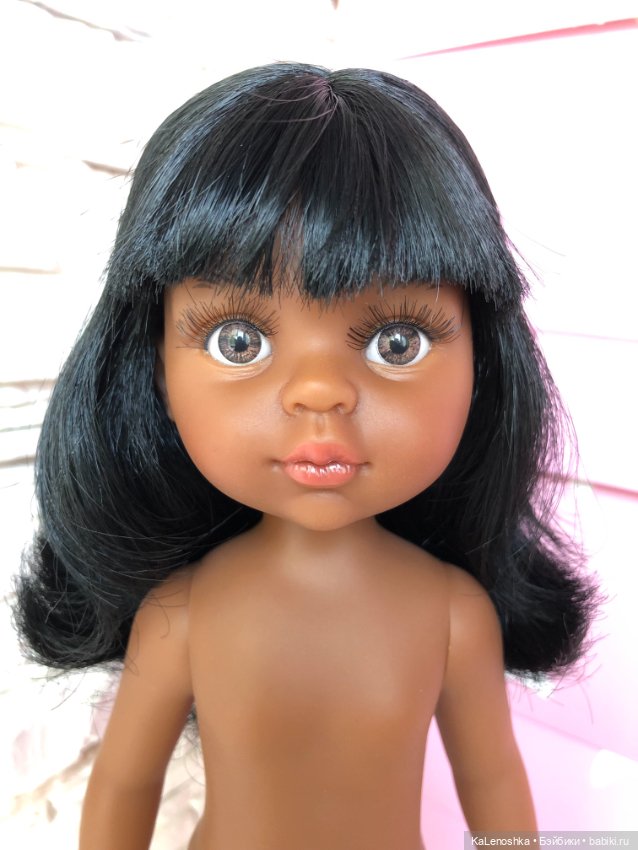 Нора-Карла с прямым пробором и чёлкой от Паола Рейна(Paola Reina), нюд (фото 3)