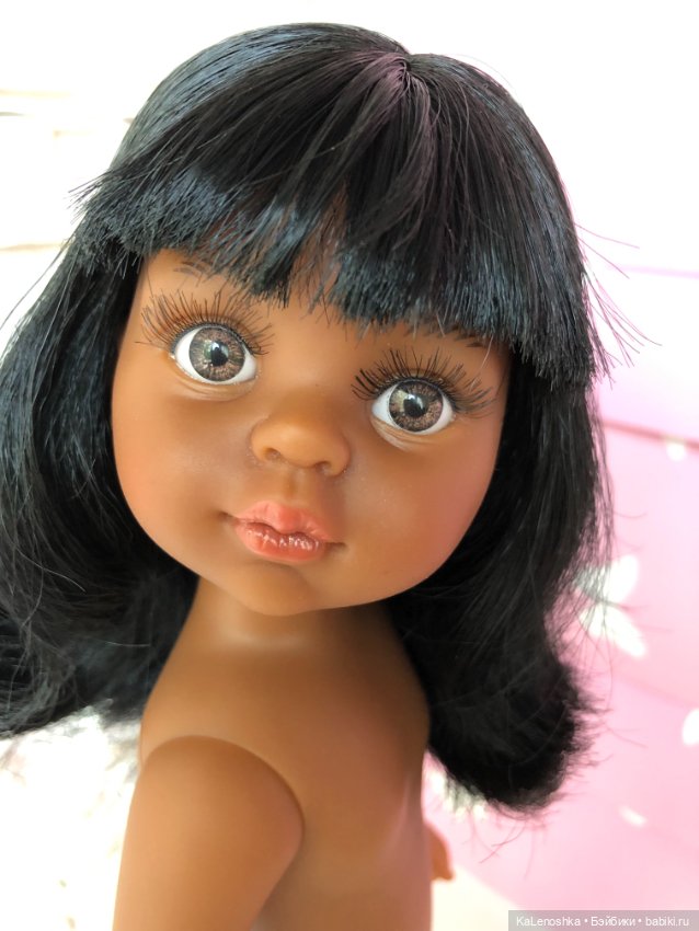 Нора-Карла с прямым пробором и чёлкой от Паола Рейна(Paola Reina), нюд (фото 10)